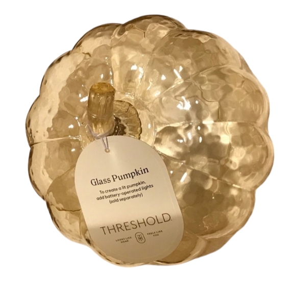 Threshold Glass Pumpkin  - Champagne - Picture 4 of 8